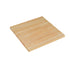 Natural |#| 36x36 Commercial Solid Wood Tabletop with Support Bars for Indoor Use-Natural
