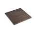 Dark Brown |#| 36x36 Commercial Solid Wood Tabletop with Support Bars for Indoor Use-Dark Brown
