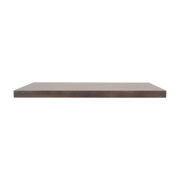 Dark Brown,24"W x 30"L |#| 24x30 Commercial Solid Wood Tabletop with Support Bars for Indoor Use-Dark Brown