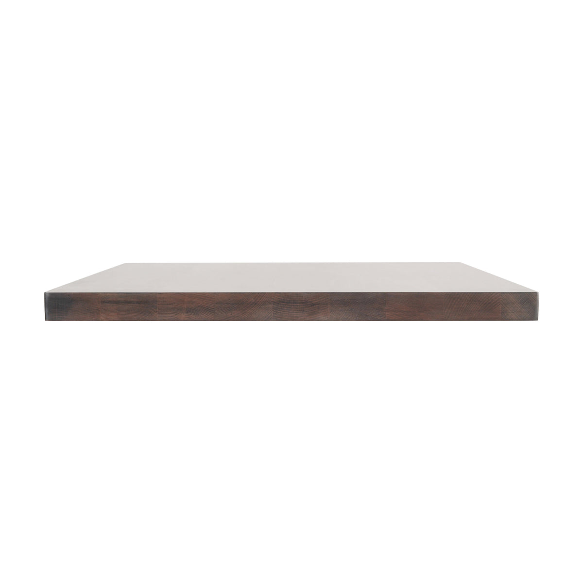 Dark Brown,24"W x 30"L |#| 24x30 Commercial Solid Wood Tabletop with Support Bars for Indoor Use-Dark Brown