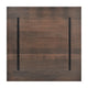 Dark Brown |#| 36x36 Commercial Solid Wood Tabletop with Support Bars for Indoor Use-Dark Brown