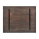 Dark Brown,24"W x 30"L |#| 24x30 Commercial Solid Wood Tabletop with Support Bars for Indoor Use-Dark Brown