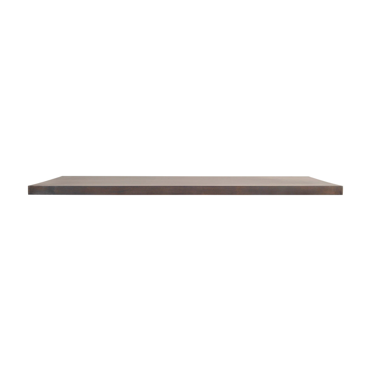 Dark Brown,30"W x 48"L |#| 30x48 Commercial Solid Wood Tabletop with Support Bars for Indoor Use-Dark Brown