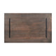 Dark Brown,30"W x 48"L |#| 30x48 Commercial Solid Wood Tabletop with Support Bars for Indoor Use-Dark Brown