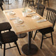 Natural,30"W x 48"L |#| 30x48 Commercial Solid Wood Tabletop with Support Bars for Indoor Use-Natural
