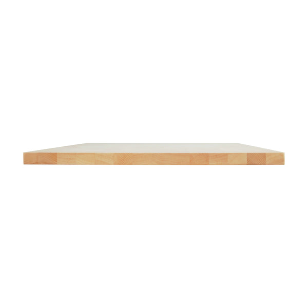 Natural,30"W x 48"L |#| 30x48 Commercial Solid Wood Tabletop with Support Bars for Indoor Use-Natural