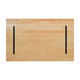 Natural,30"W x 48"L |#| 30x48 Commercial Solid Wood Tabletop with Support Bars for Indoor Use-Natural