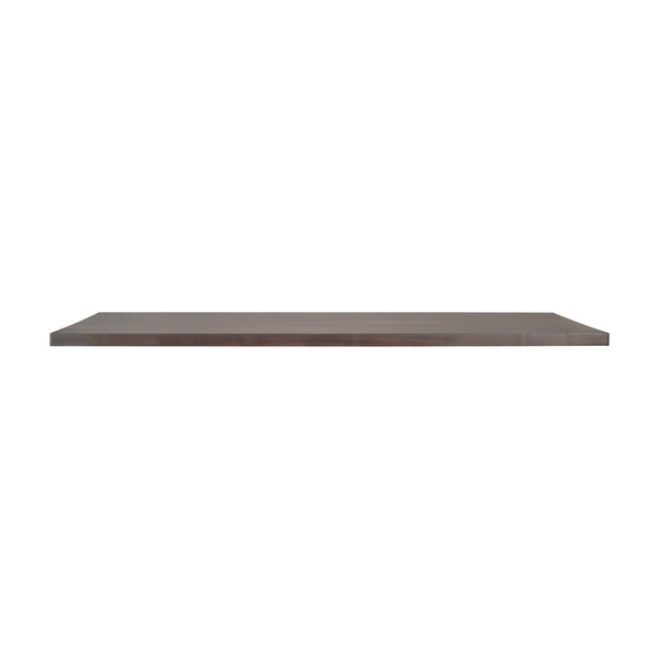 Dark Brown,30"W x 60"L |#| 30x60 Commercial Solid Wood Tabletop with Support Bars for Indoor Use-Dark Brown