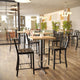 Natural,24"W x 30"L |#| 24x30 Commercial Solid Wood Tabletop with Support Bars for Indoor Use-Natural