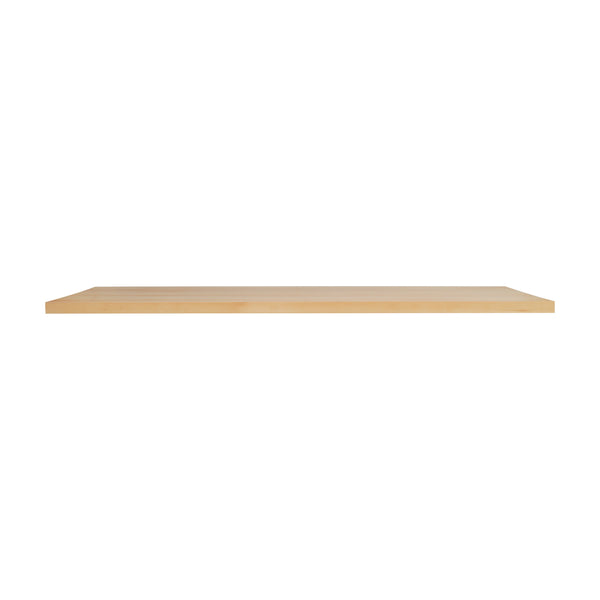 Natural,30"W x 60"L |#| 30x60 Commercial Solid Wood Tabletop with Support Bars for Indoor Use-Natural