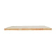 Natural |#| 36x36 Commercial Solid Wood Tabletop with Support Bars for Indoor Use-Natural