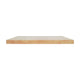 Natural,24"W x 30"L |#| 24x30 Commercial Solid Wood Tabletop with Support Bars for Indoor Use-Natural