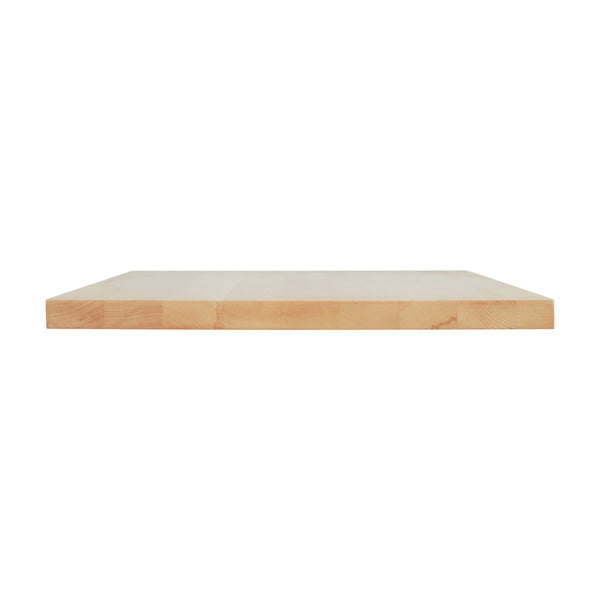 Natural,24"W x 30"L |#| 24x30 Commercial Solid Wood Tabletop with Support Bars for Indoor Use-Natural