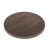 Dark Brown |#| 30"RD Commercial Solid Wood Tabletop with Support Bars for Indoor Use-Dark Brown