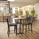 Natural |#| 30"RD Commercial Solid Wood Tabletop with Support Bars for Indoor Use-Natural