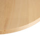 Natural |#| 30"RD Commercial Solid Wood Tabletop with Support Bars for Indoor Use-Natural