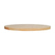 Natural |#| 30"RD Commercial Solid Wood Tabletop with Support Bars for Indoor Use-Natural
