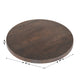 Dark Brown |#| 30"RD Commercial Solid Wood Tabletop with Support Bars for Indoor Use-Dark Brown