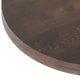 Dark Brown |#| 30"RD Commercial Solid Wood Tabletop with Support Bars for Indoor Use-Dark Brown