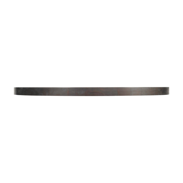 Dark Brown |#| 30"RD Commercial Solid Wood Tabletop with Support Bars for Indoor Use-Dark Brown