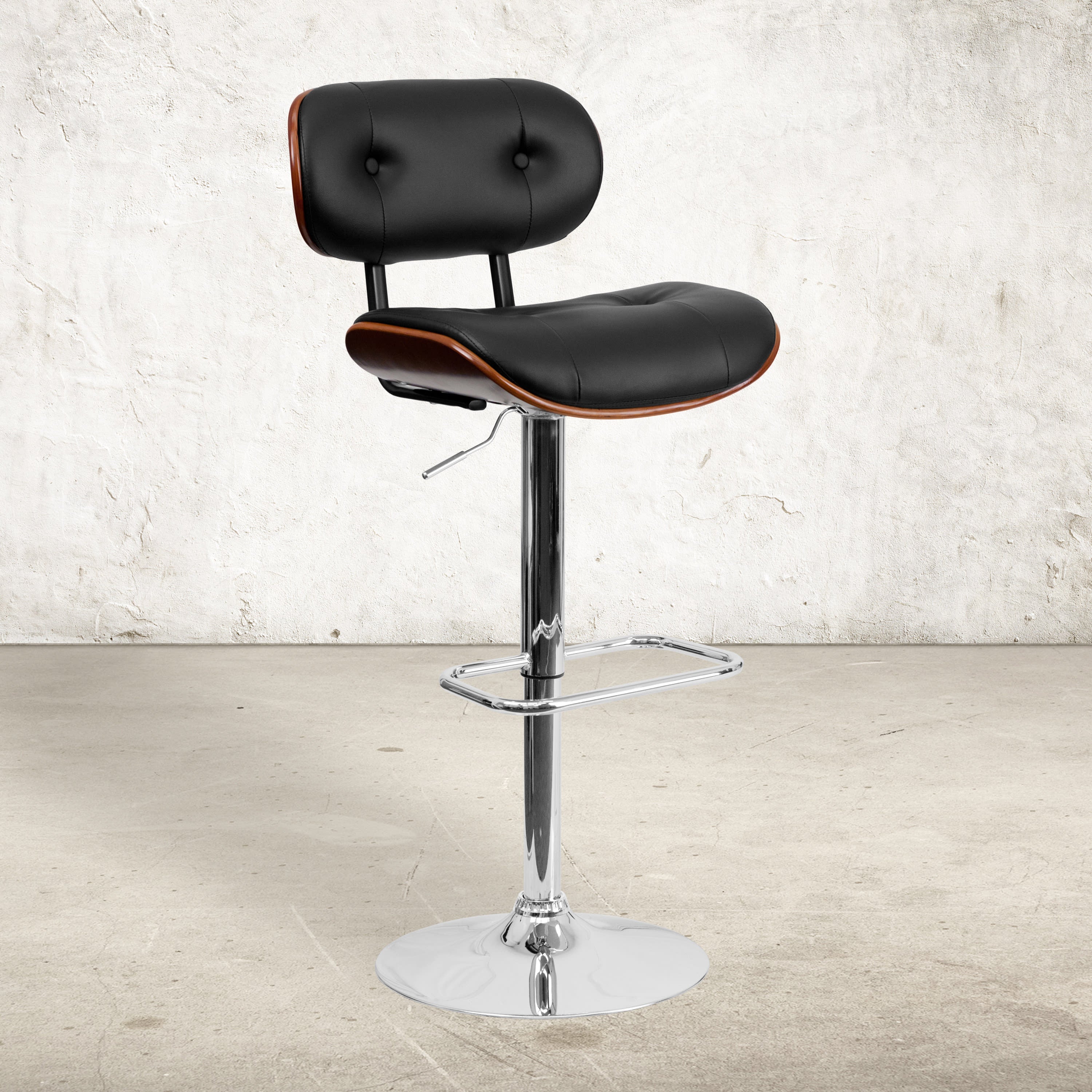 Adjustable tall top bar stools