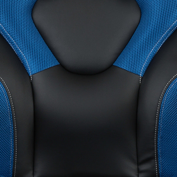 White |#| Ergonomic White and Black Computer Gaming Chair with Padded Flip-Up Arms