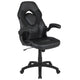 Black |#| Ergonomic Black Computer Gaming Chair with Padded Flip-Up Arms