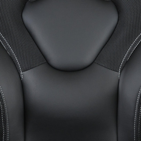 Gray |#| Ergonomic Gray and Black Computer Gaming Chair with Padded Flip-Up Arms