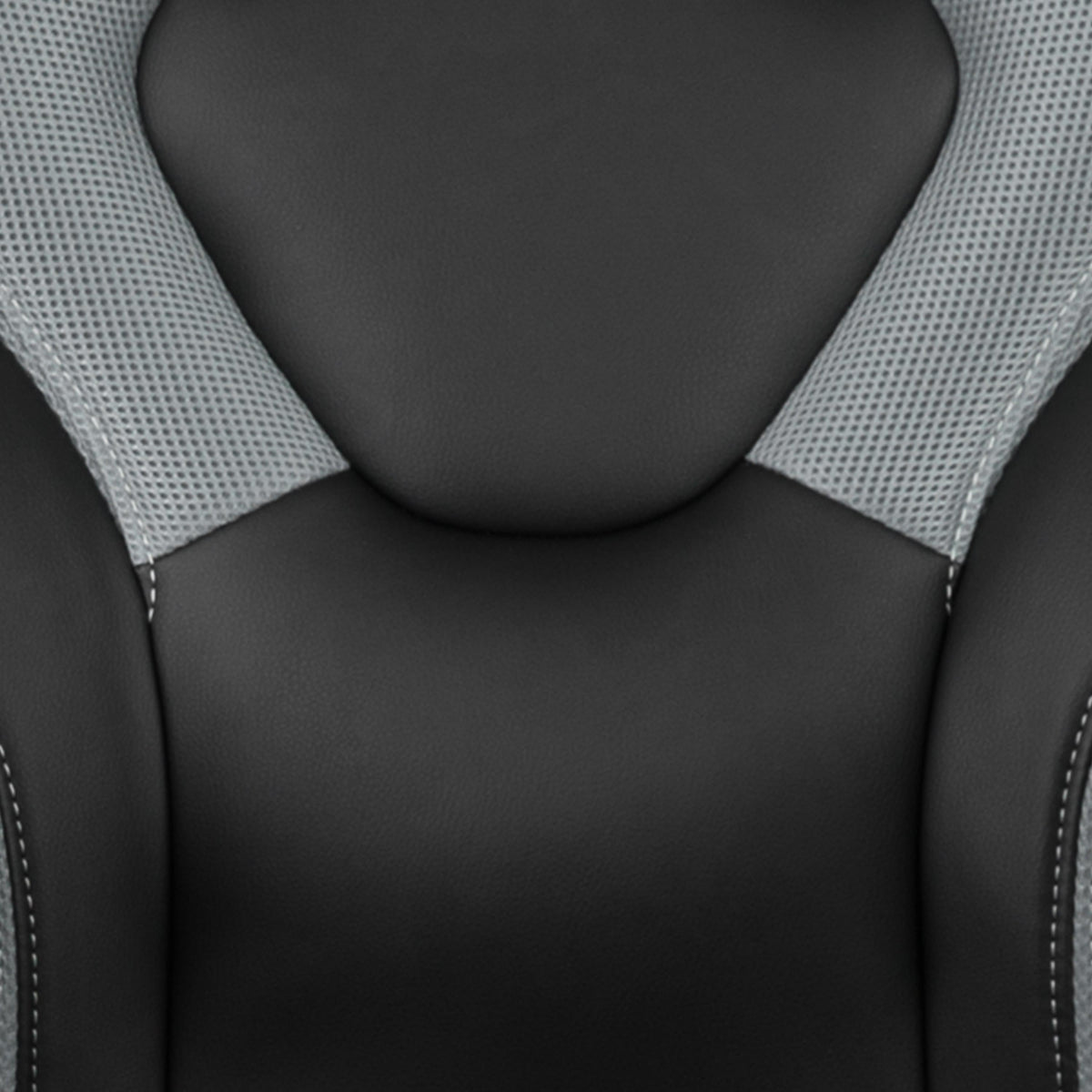 Gray |#| Ergonomic Gray and Black Computer Gaming Chair with Padded Flip-Up Arms