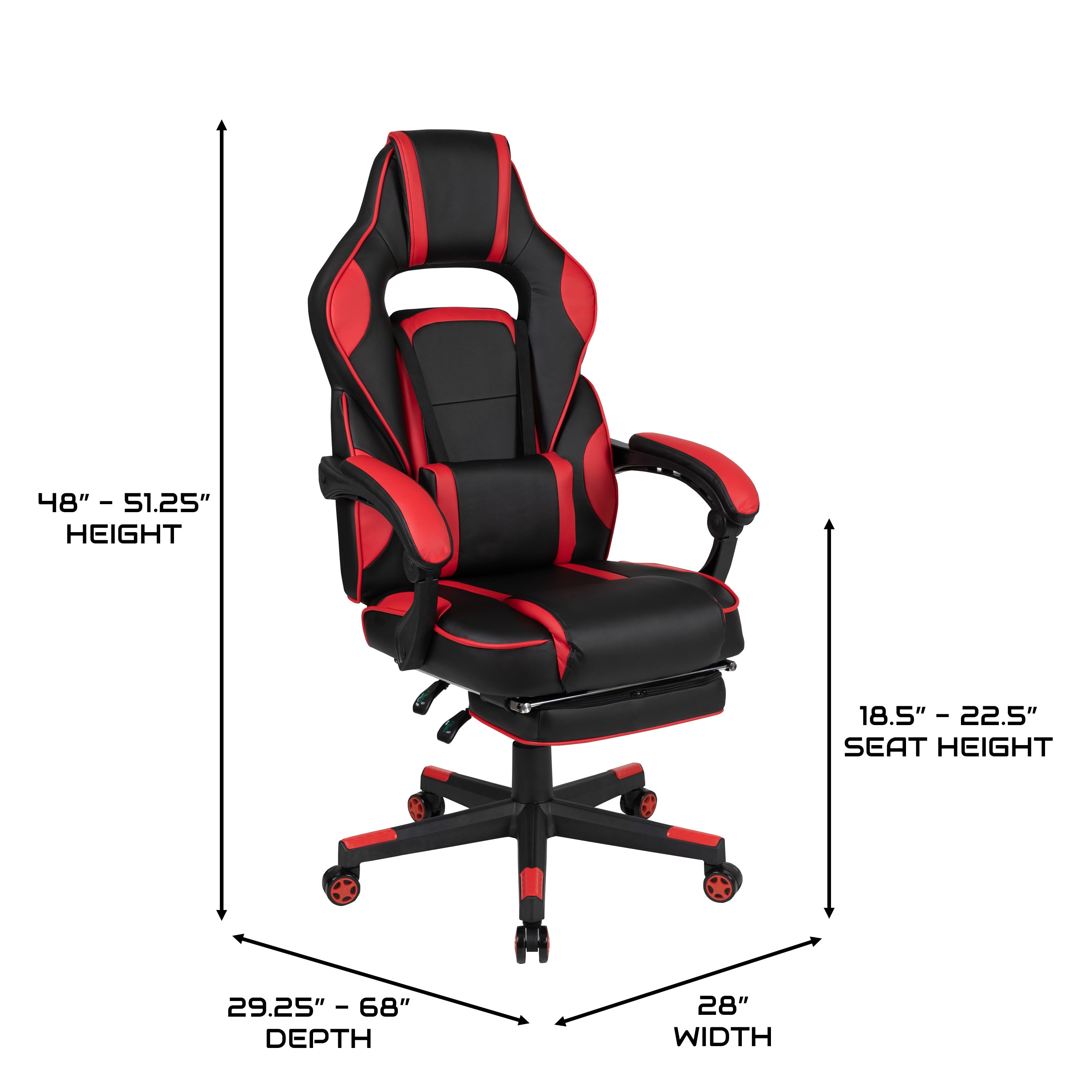 Gaming Chair - Massage Pillow B-ARC-PAR-OFCEX-6931- – BizChair