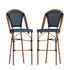 Bordeaux Set of 2 Commercial Grade Stackable Indoor/Outdoor Bistro 30" High Bar Height Stools