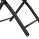 Brown |#| 2 Pack Commercial Outdoor Flex Comfort Folding Chair with Metal Frame in Brown
