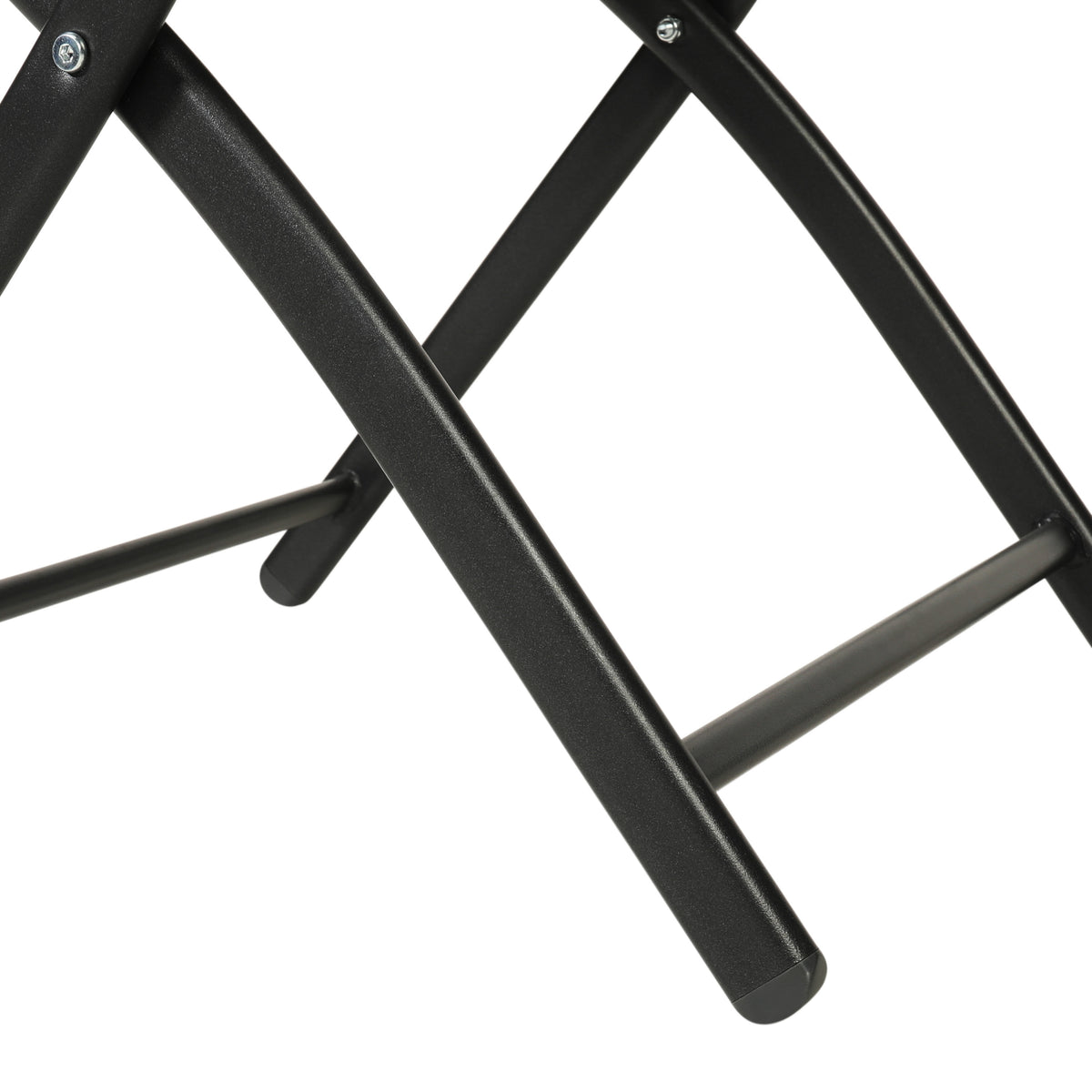 Brown |#| 2 Pack Commercial Outdoor Flex Comfort Folding Chair with Metal Frame in Brown