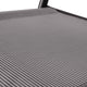 Gray |#| 2 Pack Commercial Outdoor Flex Comfort Folding Chair with Metal Frame in Gray