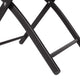Gray |#| 2 Pack Commercial Outdoor Flex Comfort Folding Chair with Metal Frame in Gray