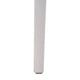 White |#| Commercial All-Weather White Resin Patio Stack Chair with Slatted Backrest