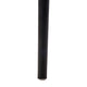 Black |#| Commercial All-Weather Resin Patio Stack Chair with Slatted Backrest