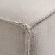 Cream |#| Contemporary 5 Piece Modular Sectional Sofa with Ottoman in Cream Fabric