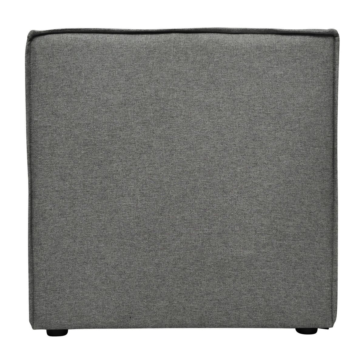 Dark Gray |#| Contemporary Modular Sectional Sofa Armless Middle Chair in Dark Gray Fabric
