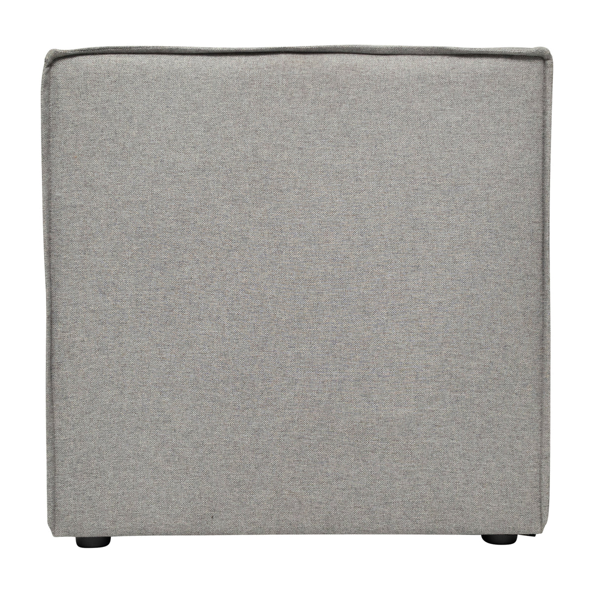 Gray |#| Contemporary Modular Sectional Sofa Armless Middle Chair in Gray Fabric