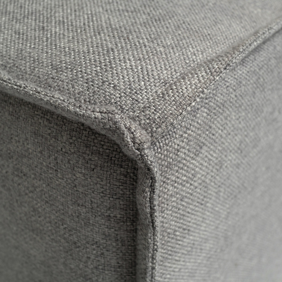 Gray |#| Contemporary Modular Sectional Sofa Armless Middle Chair in Gray Fabric