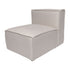 Bridgetown Luxury Modular Sectional Sofa, Armless Center Seat