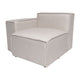 Cream |#| Contemporary Modular Sectional Sofa Left Side Chair with Armrest - Cream Fabric