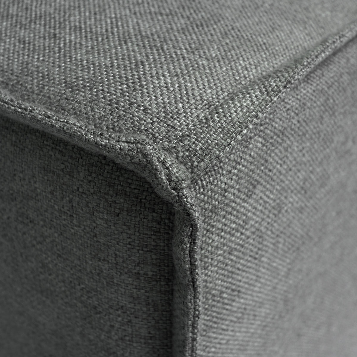 Dark Gray |#| Contemporary Modular Sectional Sofa Left Side Chair with Armrest - DK GY Fabric