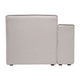 Cream |#| Contemporary Modular Sectional Sofa Left Side Chair with Armrest - Cream Fabric