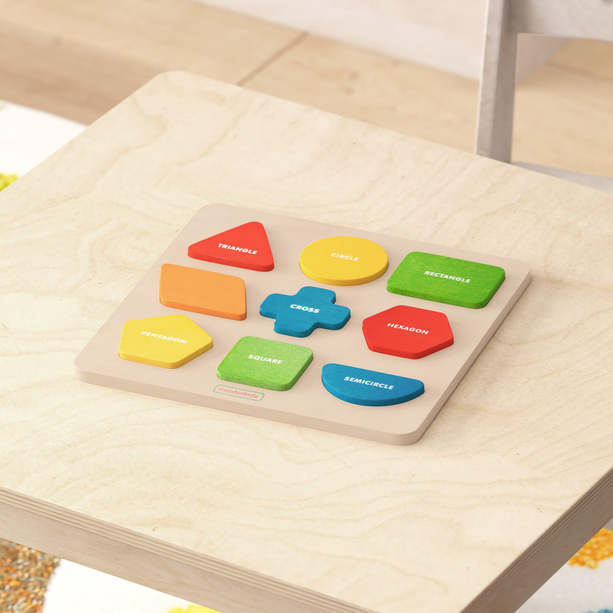 Sorting Chair Sorting Shapes Puzzle Board MK-MK00576- – BizChair