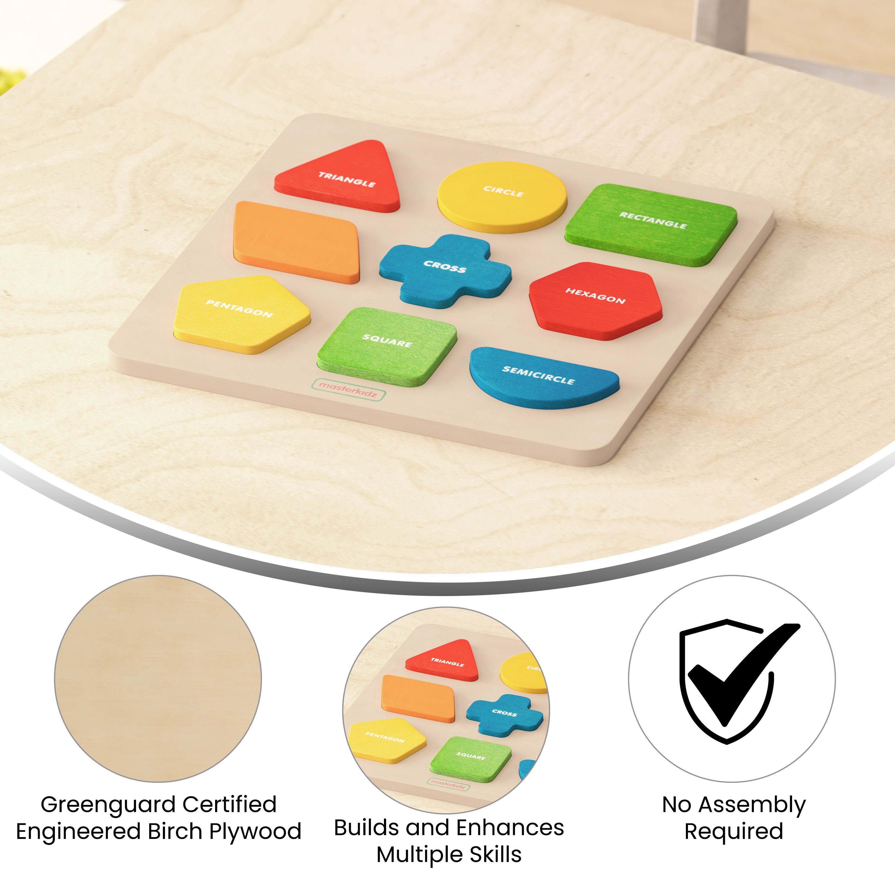 Sorting Shapes Puzzle Board MK-MK00576- – BizChair