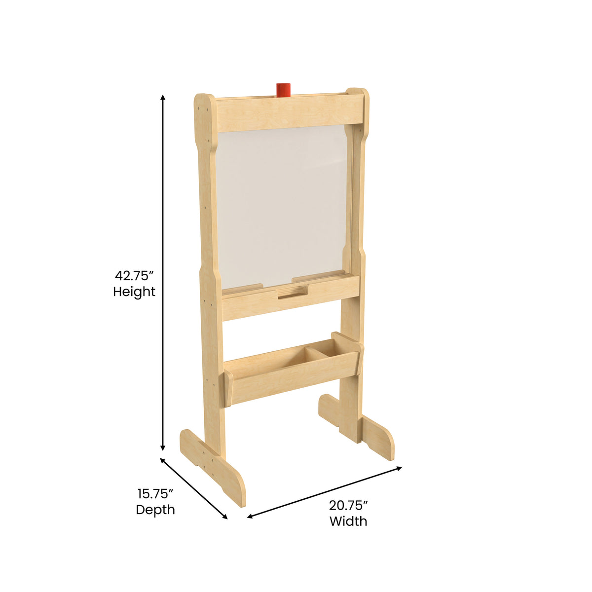 Two Level Eisel Wooden Double Sided Art Easel MK-ME03669- – BizChair