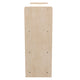 Commercial Grade Natural Finish Wooden Classroom Extra Wide 3 Shelf Storage Unit