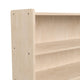 Commercial Grade Natural Finish Wooden Classroom Extra Wide 3 Shelf Storage Unit